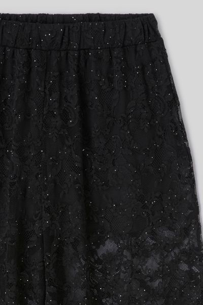 Pantalon bouffant en dentelle