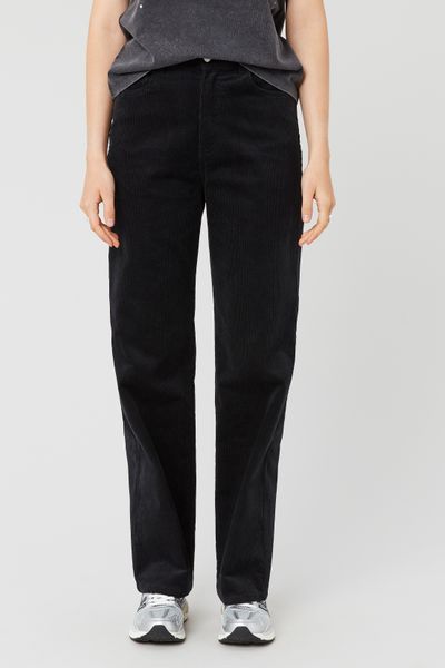 Pantalon straight velours
