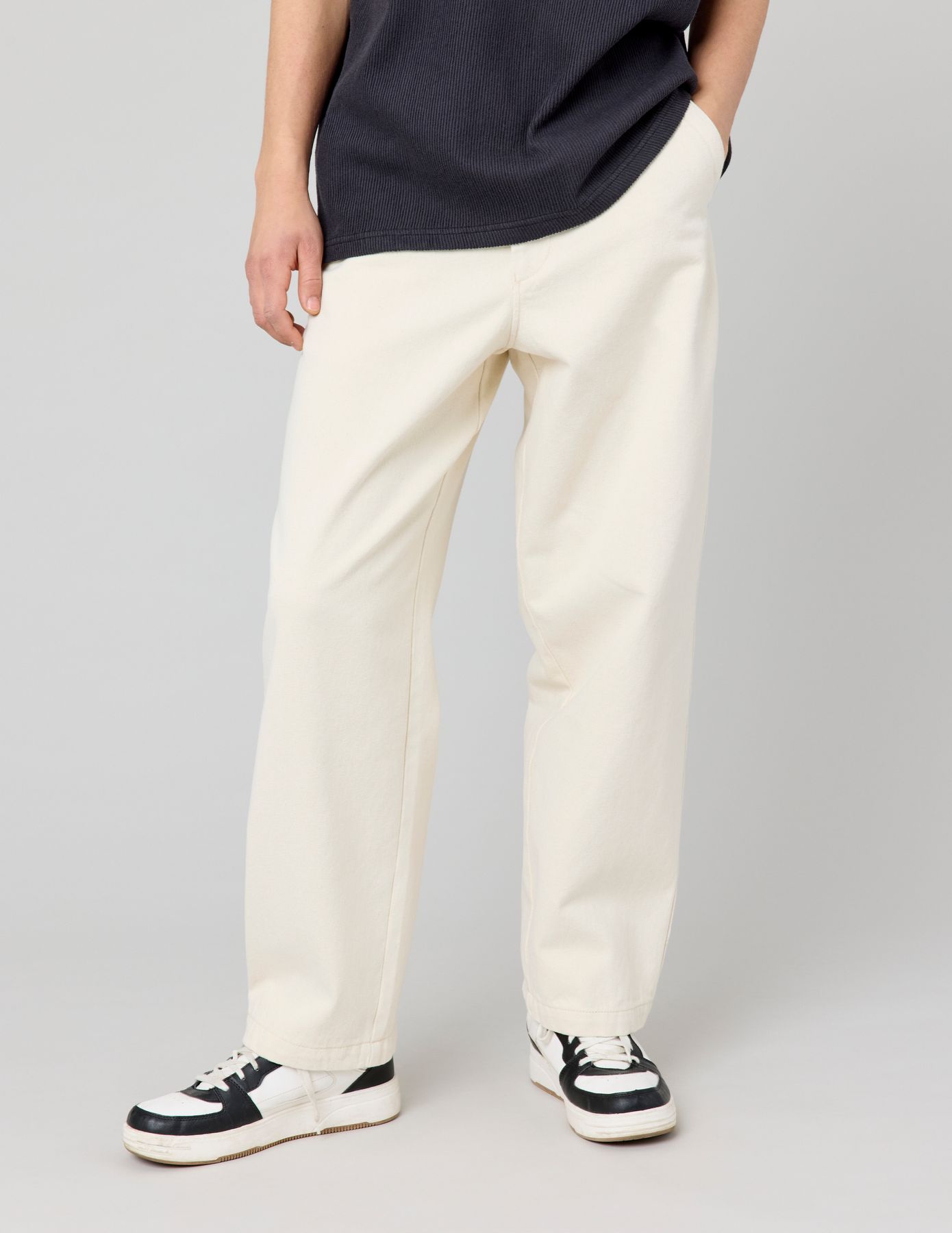 Pantalon chino large