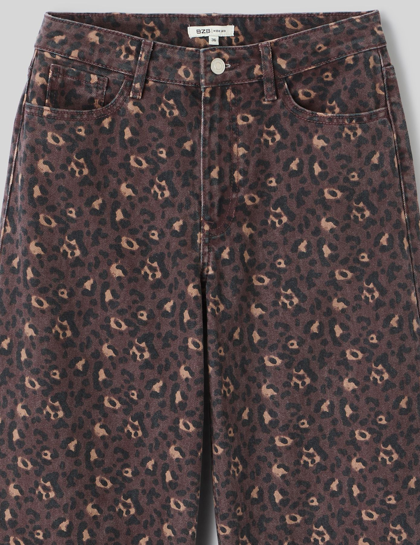 Jean imprimé léopard