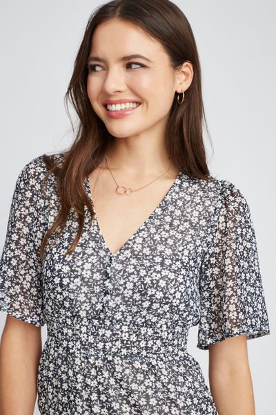 Robe longue imprimée