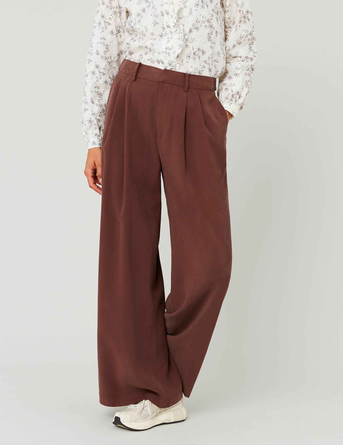 Pantalon fluide à pinces