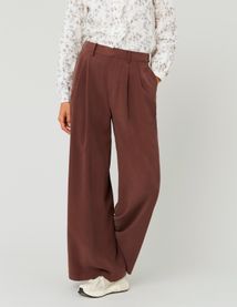 Pantalon fluide à pinces