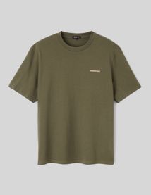 T-shirt broderie poitrine