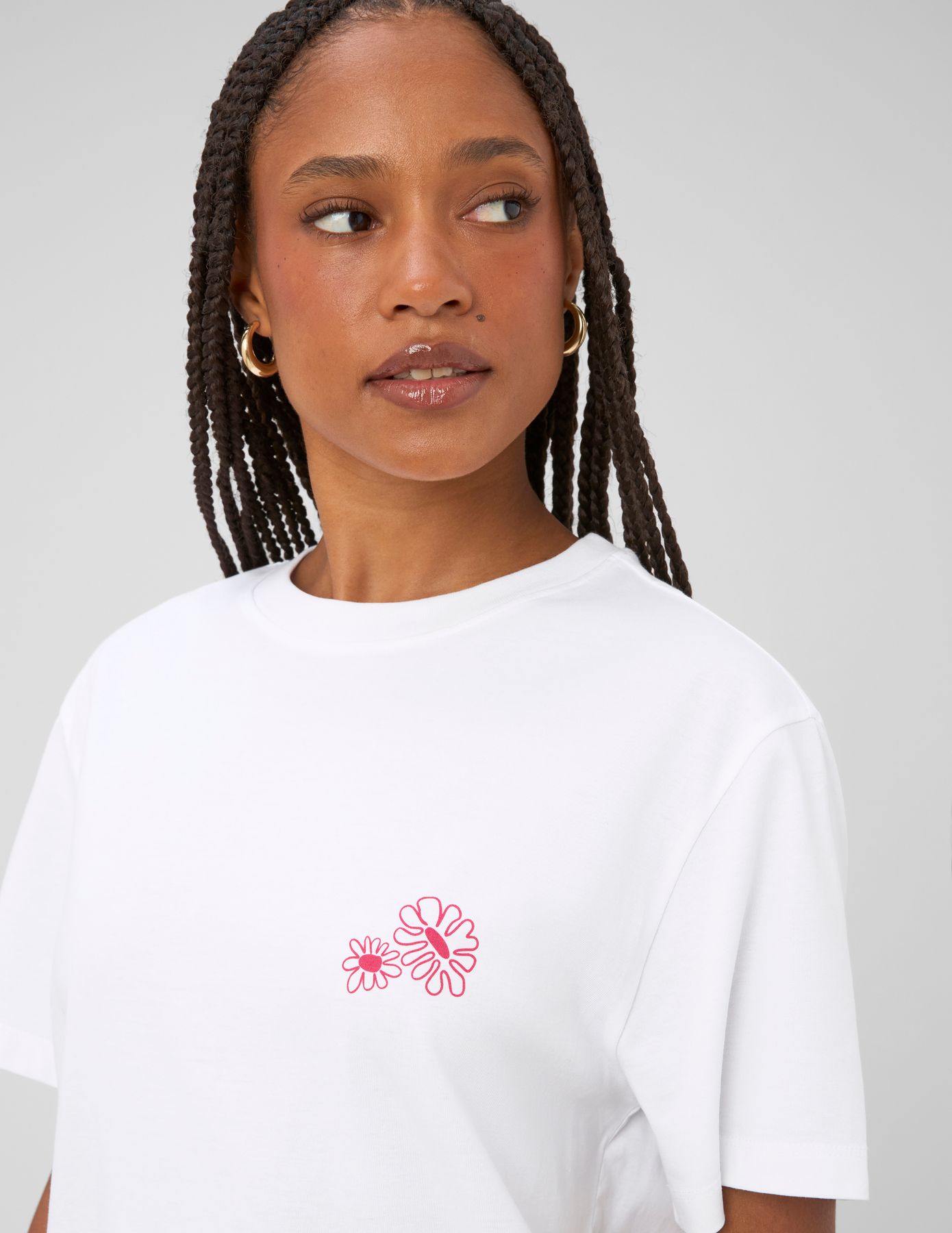 T-shirt imprim&eacute; devant / dos