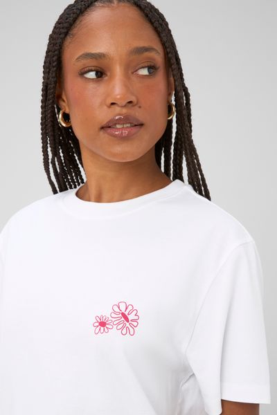 T-shirt imprim&eacute; devant / dos