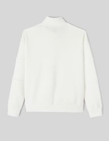 Sweat col montant zippé