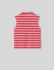 Top en tricot col polo