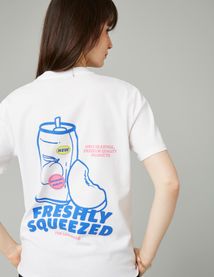T-shirt imprimé devant/dos