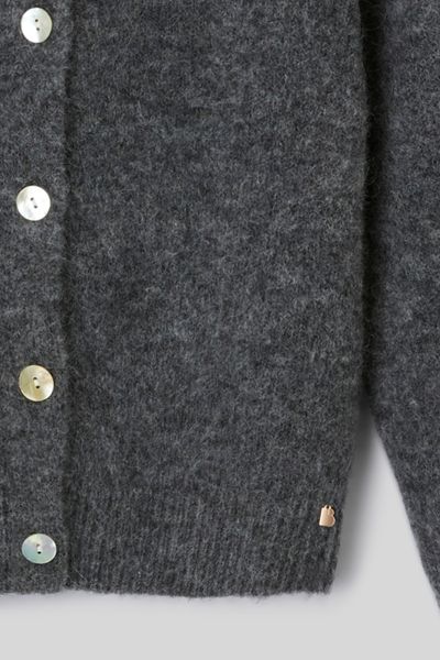 Gilet boutonn&eacute; col rond