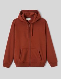Sweat zipp&eacute; &agrave; capuche