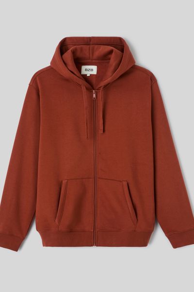 Sweat zipp&eacute; &agrave; capuche