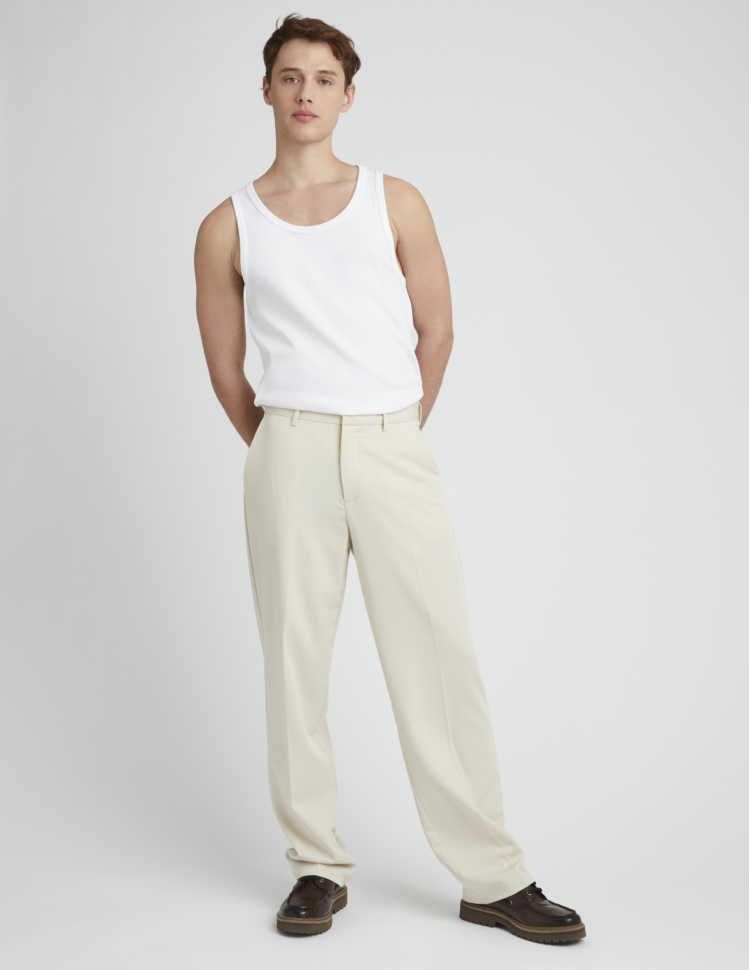 Pantalon de ville fluide loose