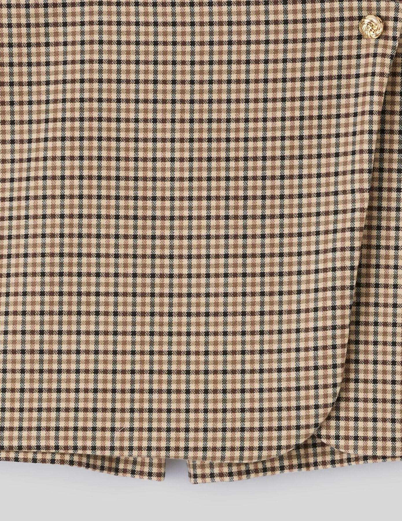 Jupe-short &agrave; carreaux