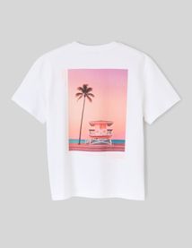 T-shirt imprim&eacute; g&eacute;ant Miami