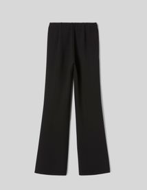 Pantalon flare en maille