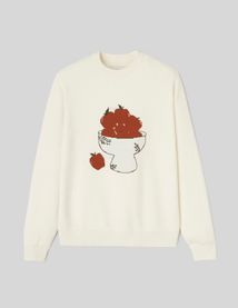 Pull imprimé pommes