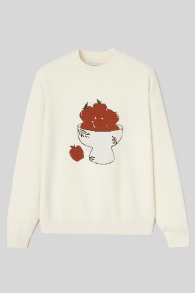 Pull imprimé pommes
