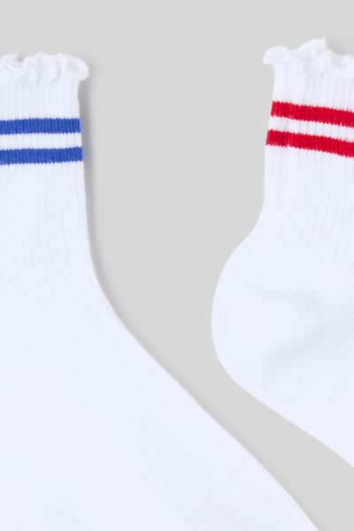 Paire de chaussette unitaire froufrou