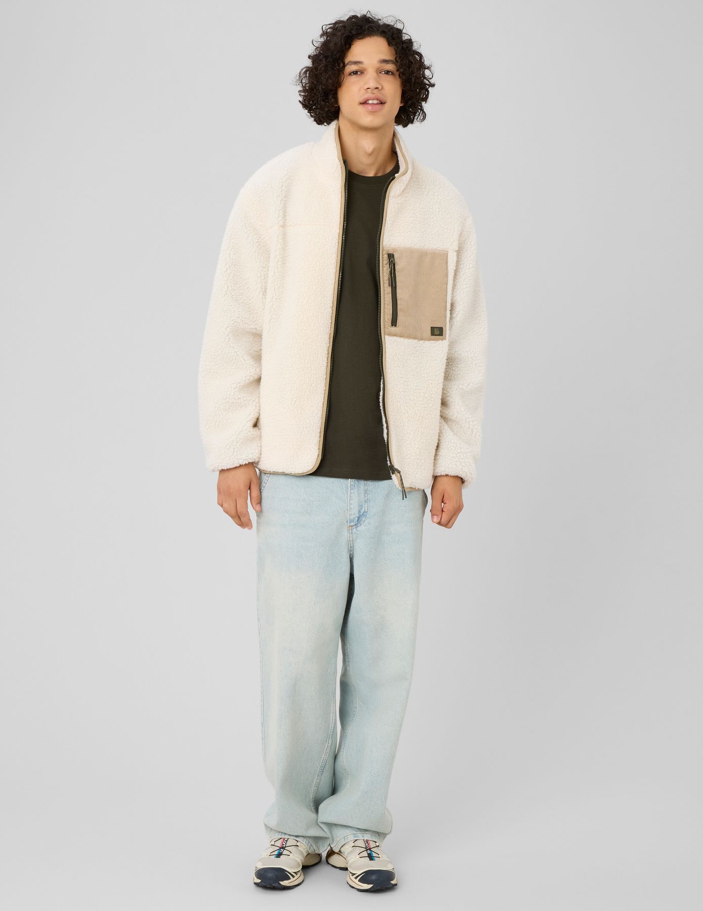 Veste zipp&eacute;e sherpa