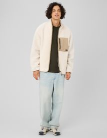 Veste zipp&eacute;e sherpa