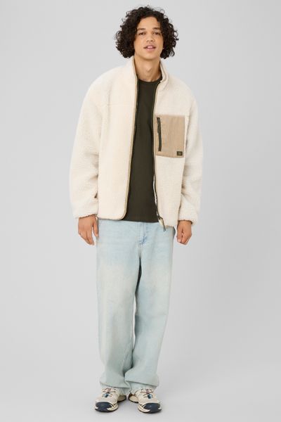 Veste zipp&eacute;e sherpa