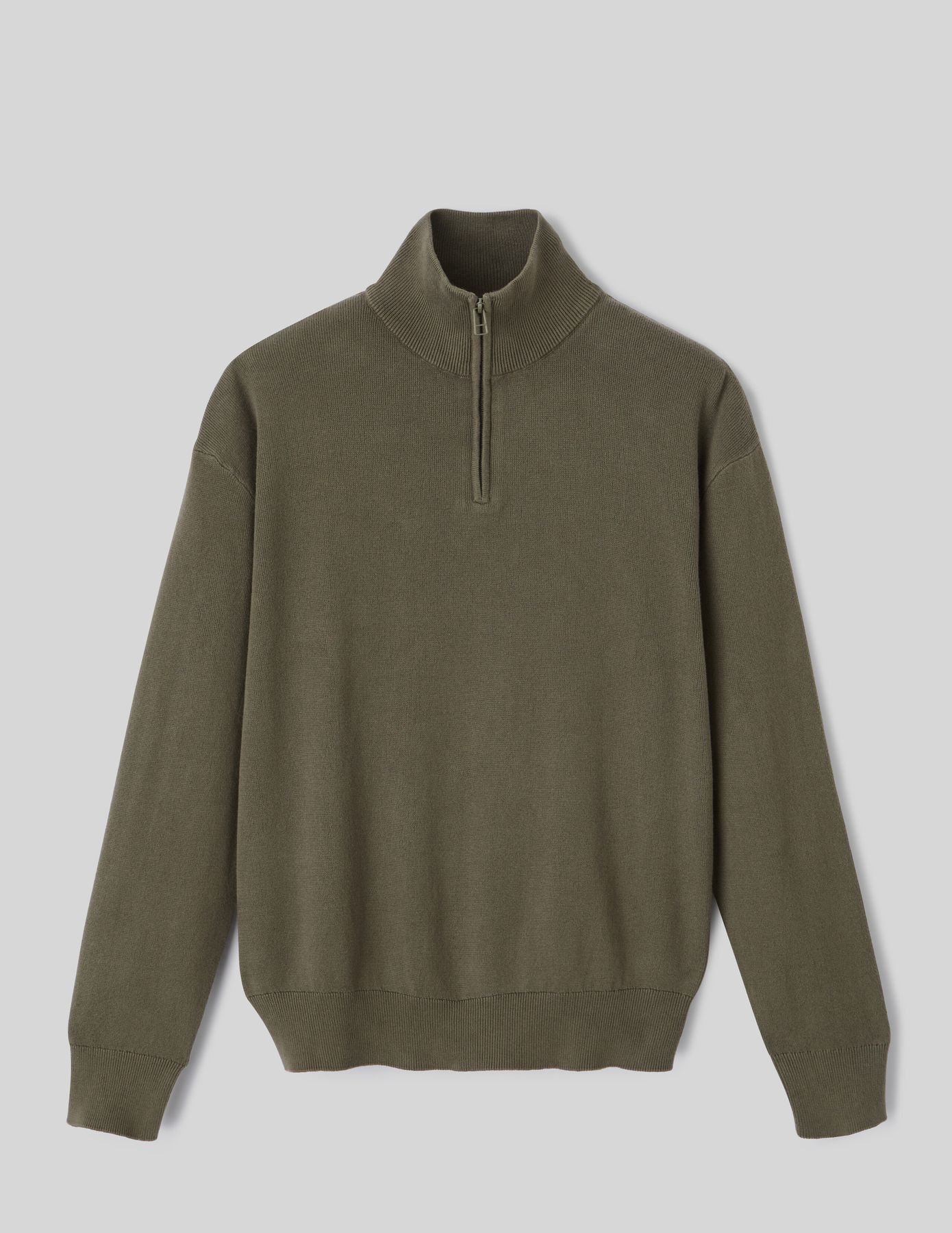 Pull col montant zippé