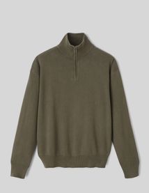 Pull col montant zippé
