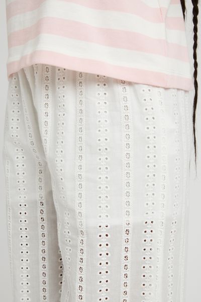 Pantalon fluide ajouré