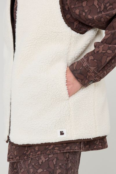 Blouson sans manches r&eacute;versible