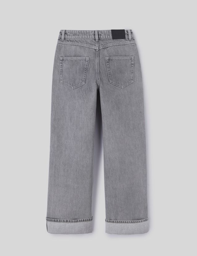 Jean wide leg revers