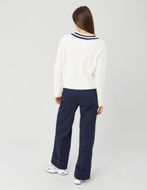 Pantalon city avec des revers