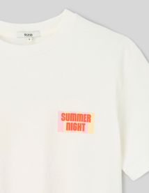 T-shirt imprim&eacute; devant/ dos