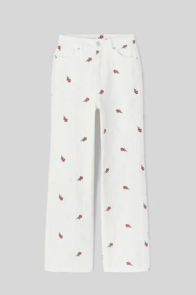Jean straight brodé