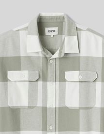 Chemise flanelle &agrave; carreaux