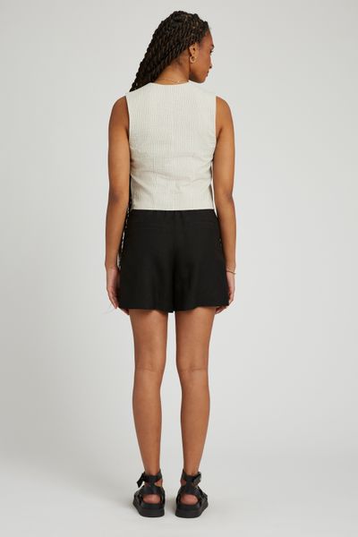 Gilet de costume rayé
