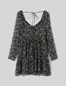 Robe courte imprimée