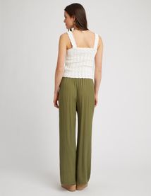 Débardeur ajouré en crochet