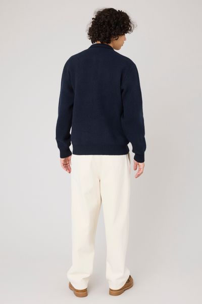 Pull col polo zippé