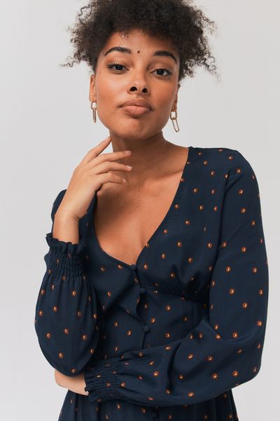 Robe longue imprimée