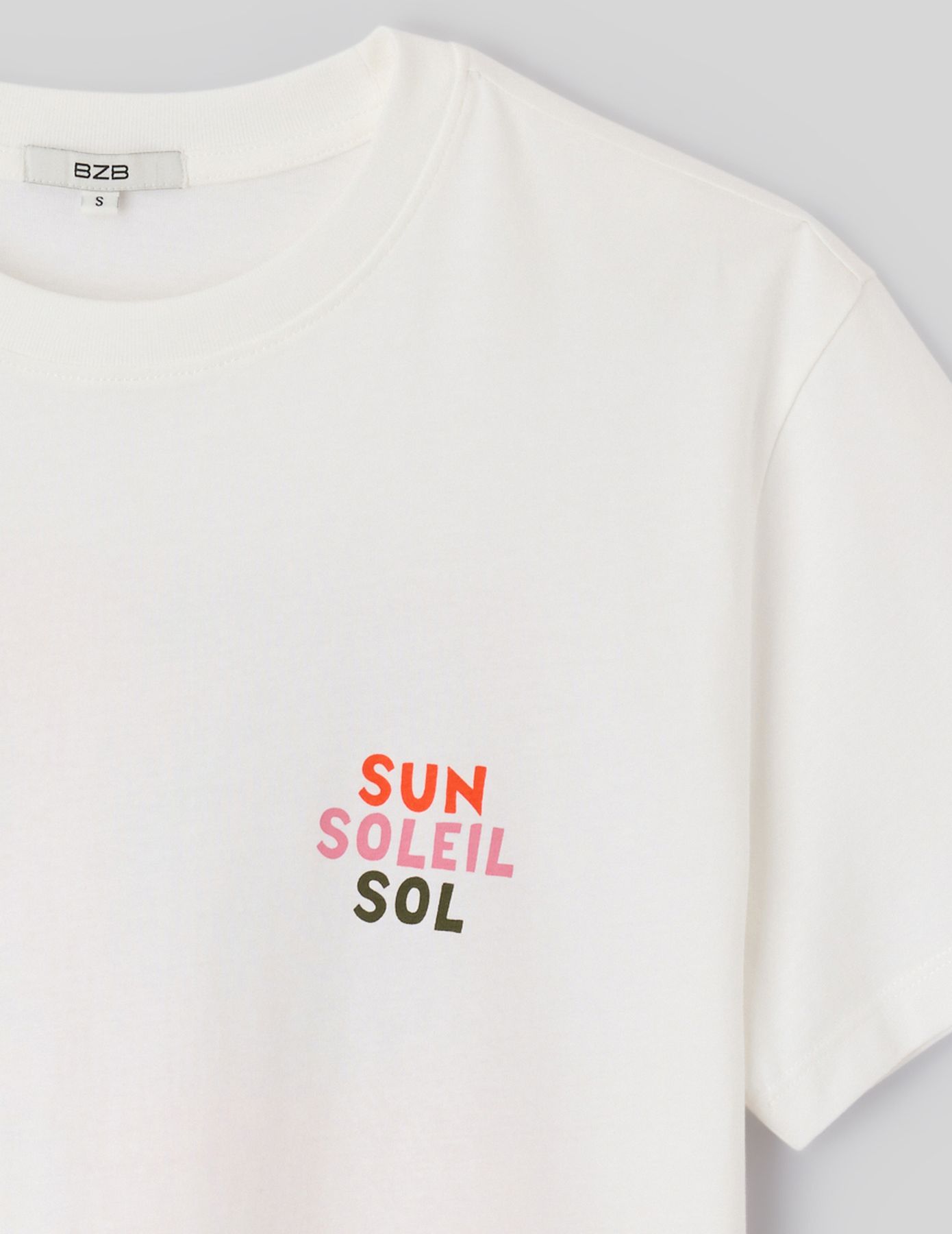 T-shirt imprim&eacute; devant/ dos