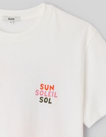 T-shirt imprim&eacute; devant/ dos