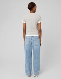 T-shirt effet de superposition