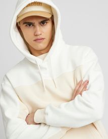 Sweat à capuche colorblock