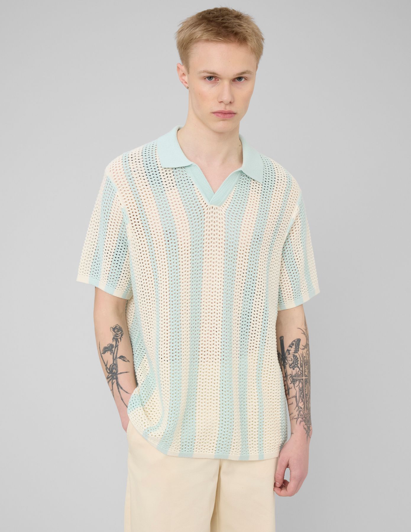 Polo mati&egrave;re fantaisie