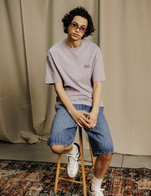 Bermuda en jean fantaisie