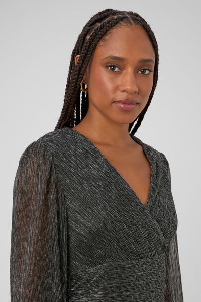 Robe courte drap&eacute;e