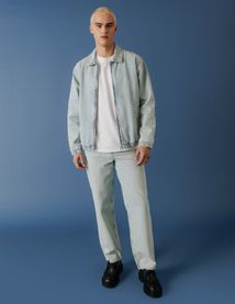 Jean loose bleach