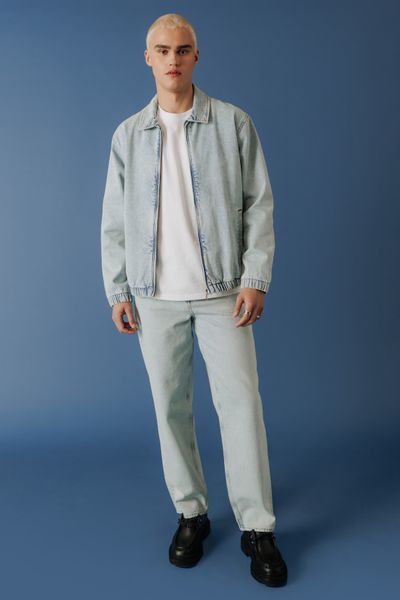 Jean loose bleach
