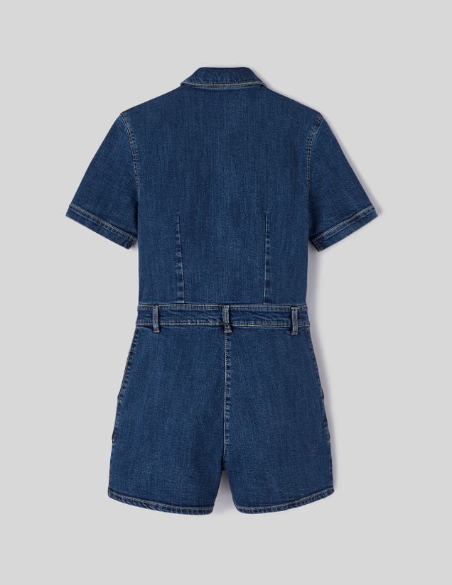 Combishort en jean